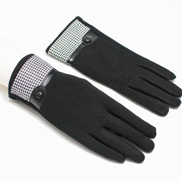 Håll Varma Dot Cotton Lady Gloves