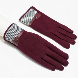 Håll Varma Dot Cotton Lady Gloves