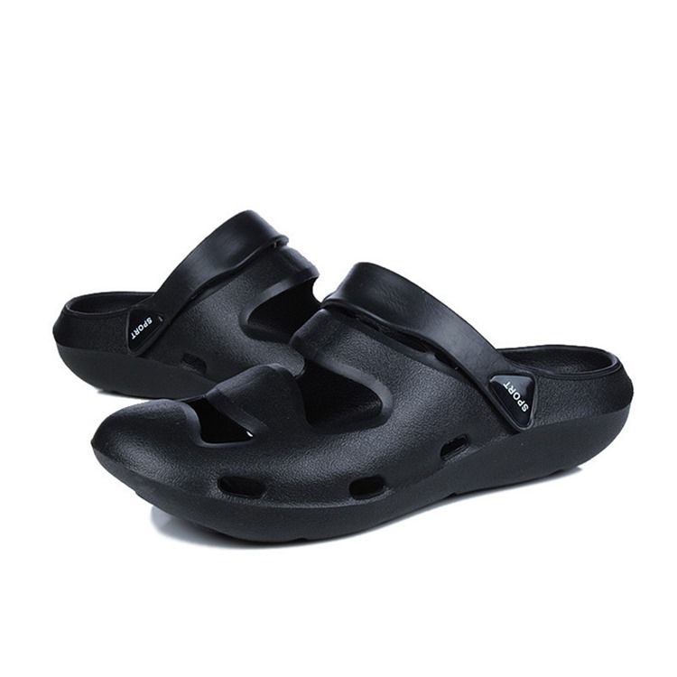 Pvc Kamouflage Slip-On Rund Tå Herrsandaler